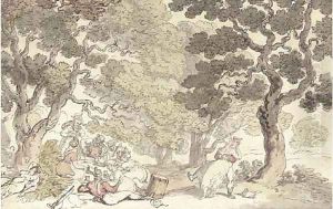 A distraction from duty by Thomas Rowlandson