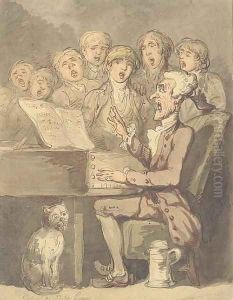 Portrait of Doctor Guise by Thomas Rowlandson