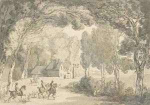 The Woolpack Inn, Hungerford, Berkshire by Thomas Rowlandson