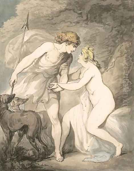 Venus and Adonis - view 1