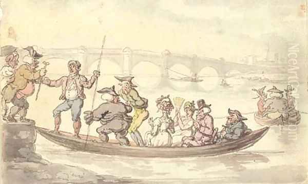 A river ferry on the Thames - view 1