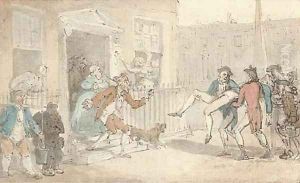 After the duel by Thomas Rowlandson