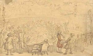 Assemblee generale d'une societe savante by Thomas Rowlandson
