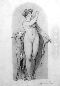 Diana the Huntress by Thomas Rowlandson