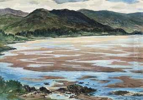 The Estuary At Barmouth, North Wales - view 1