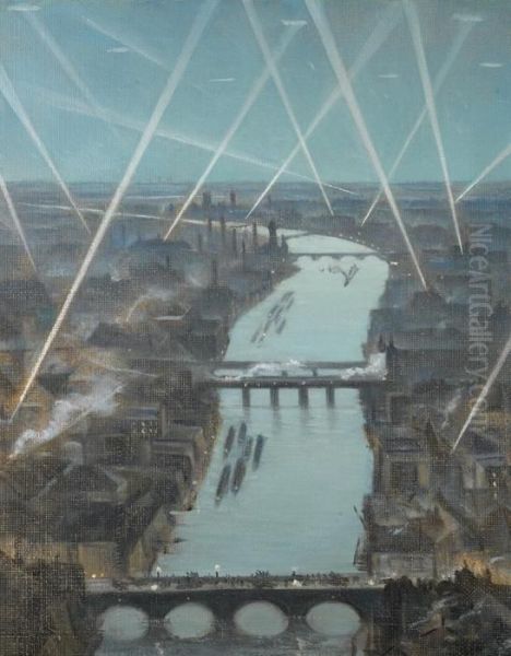 Among The London Searchlights - view 1
