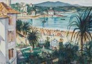 Mediterranean Beach Scene