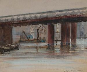 Bridge Over The Thames by Christopher R. Wynne Nevinson