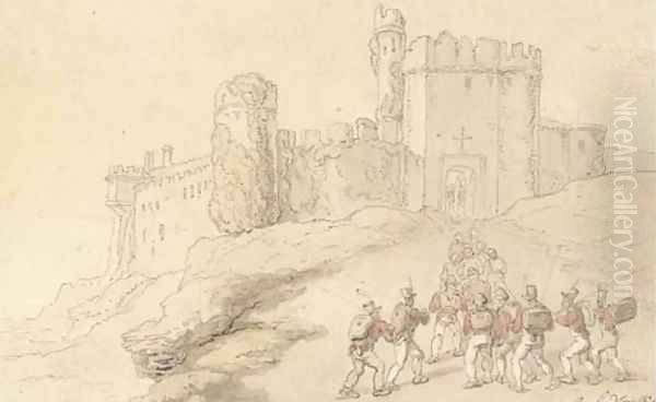 Manorbeer Castle, Pembroke - view 1