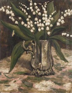 Still Life With Lily Of The Valley by Christopher R. Wynne Nevinson