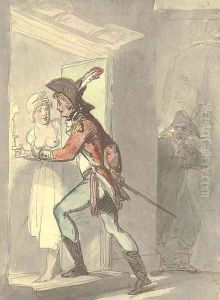 Men have their entrances and exits by Thomas Rowlandson