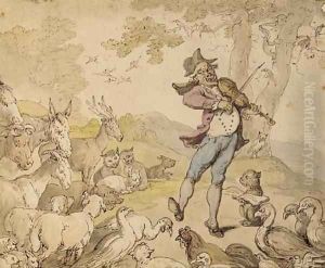 The animal chorus by Thomas Rowlandson