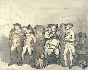 The Connoisseurs by Thomas Rowlandson