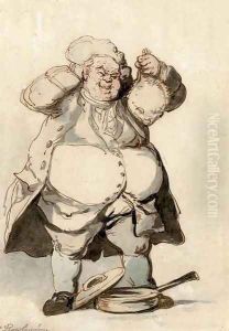 The glutton by Thomas Rowlandson