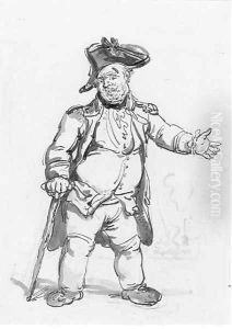 The Old Commodore by Thomas Rowlandson