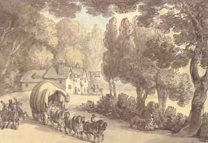 The Woolpack Inn, Hungerford by Thomas Rowlandson
