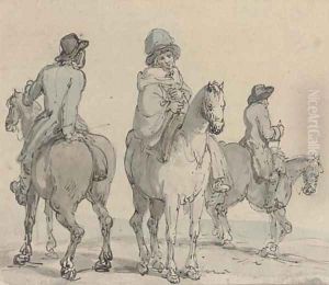 A passing flirtation by Thomas Rowlandson