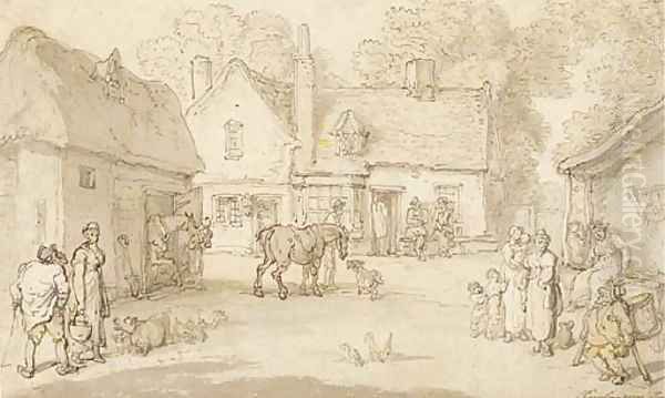 A village scene - view 1