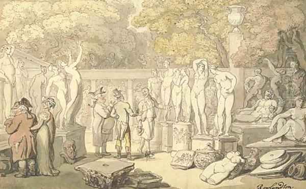 Admiring the antique - view 1