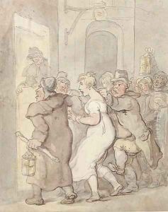At the watch tower by Thomas Rowlandson