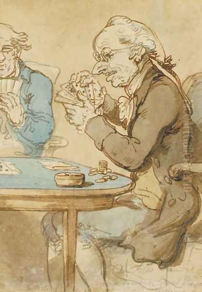 The card players - view 1