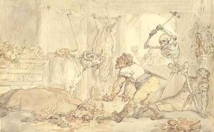 The massacre by Thomas Rowlandson