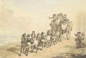 The Post by Thomas Rowlandson