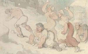 Winter frolics by Thomas Rowlandson