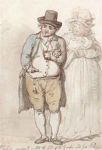 Phillips commonly called the God of the Greeks and his Rib by Thomas Rowlandson