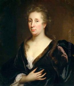 Portrait of Rachel Ruysch 1664-1750 by Rachel Ruysch