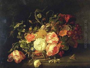 Flowers and Insects, 1711 by Rachel Ruysch