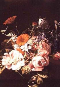 Vase of Flowers, 1695 by Rachel Ruysch