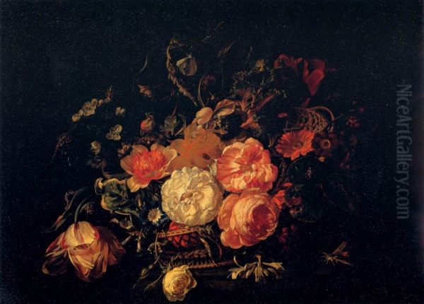 Basket of Flowers - view 1