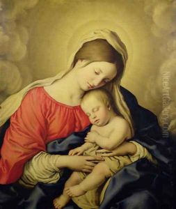 The Virgin and Child, 1640s by Francesco de' Rossi (see Sassoferrato)