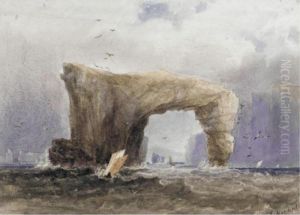 Arched Rock, Fannet, County Donegal by Andrew Nicholl
