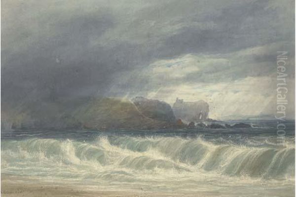 Red Bay Castle, Co. Antrim - view 1