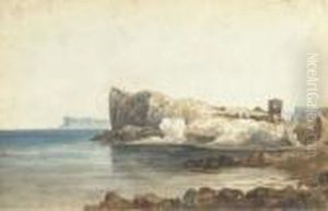 Kenbane Castle, Co. Antrim by Andrew Nicholl