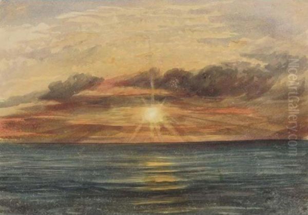 Sunset Over The Indian Ocean - view 1