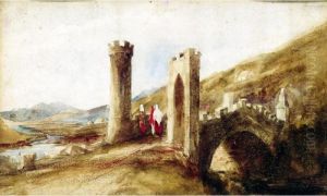 Waterloo Bridge, Cliften by Andrew Nicholl