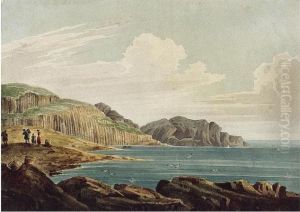 A Group Of Views Near Ballycastle, County Antrim by Andrew Nicholl
