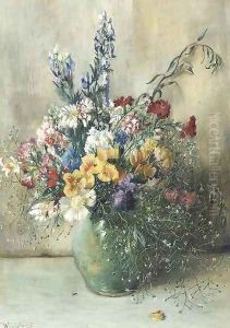 A summer bouquet by Willem Roelofs