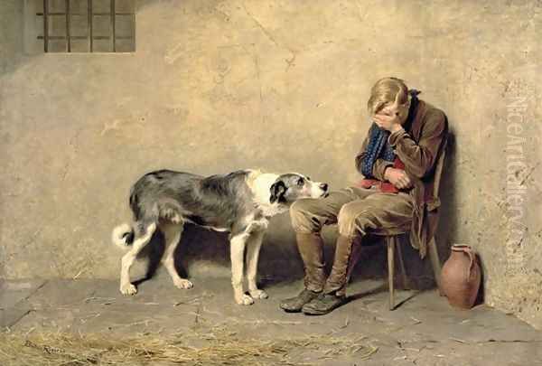 Fidelity, 1869 by Briton Riviere