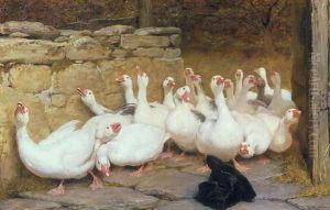 An Anxious Moment, 1878 by Briton Riviere