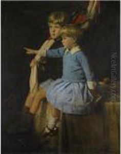 Rupert And Deirdre Hart-davis As Children