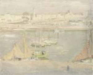 La Rochelle, The Harbour by William Nicholson
