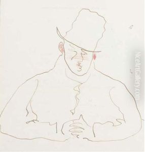 Man In A Top Hat by William Nicholson