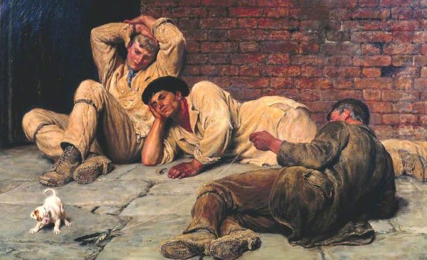 Giants at Play by Briton Riviere