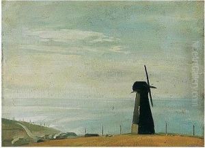 The Windmill On The Coast, Rottingdean by William Nicholson