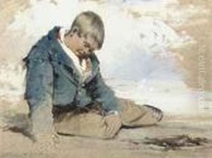 A Dejected Young Midshipman by Erskine Nicol