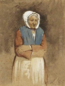 Elderly Woman With Headress